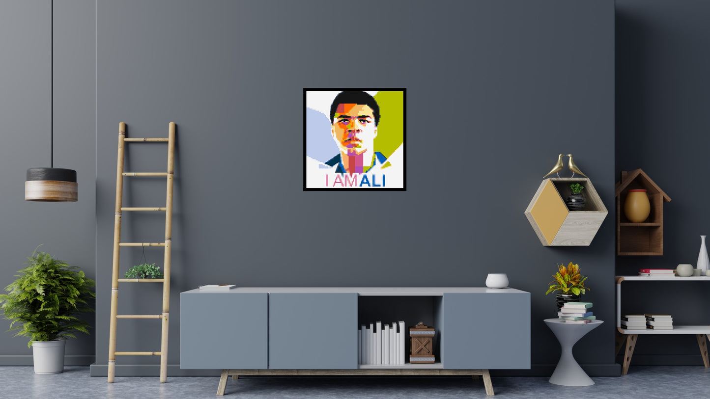 Muhammad Ali - Brick Art Mosaic Kit 4x4 large