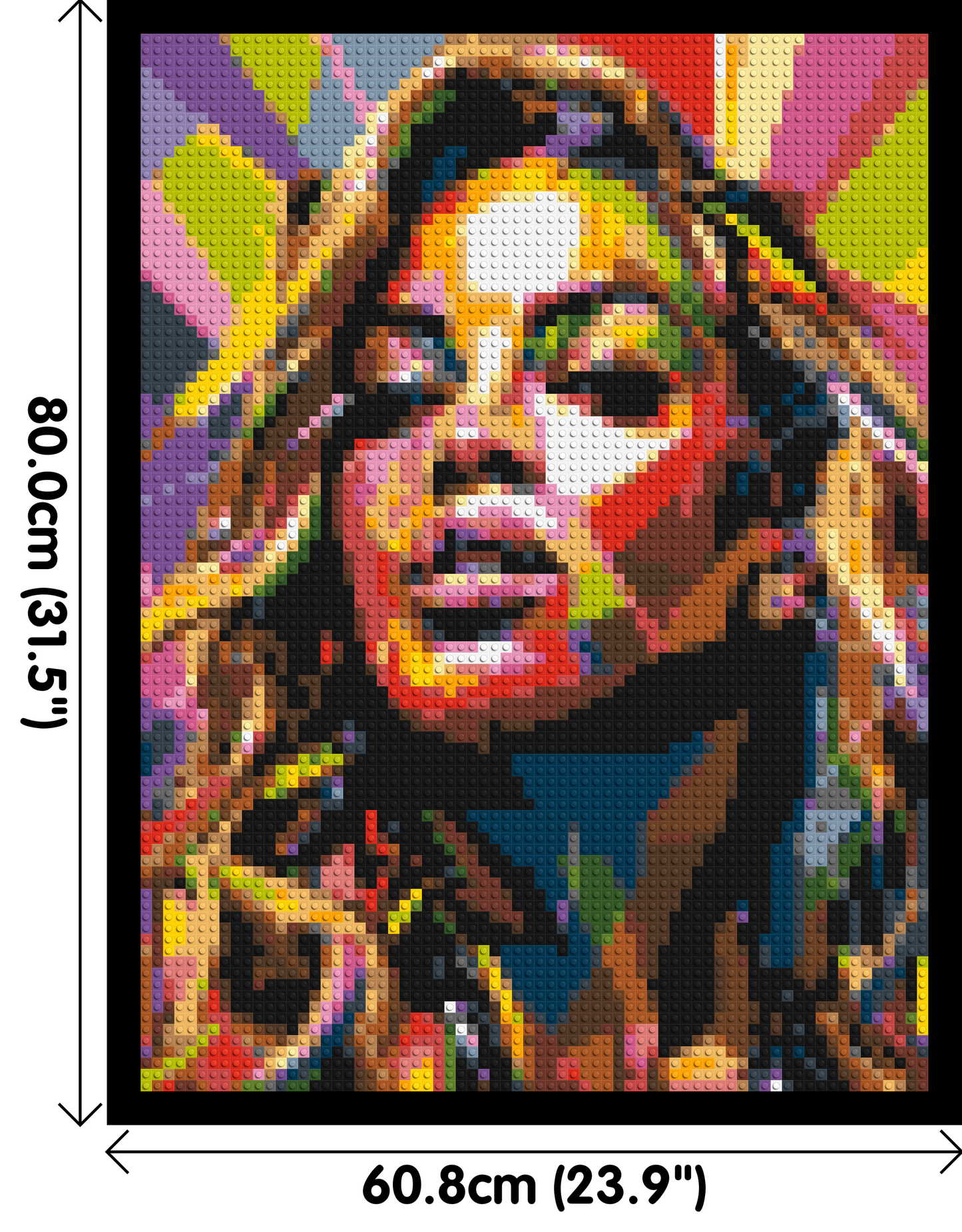 Beyoncé - Brick Art Mosaic Kit 3x4 large