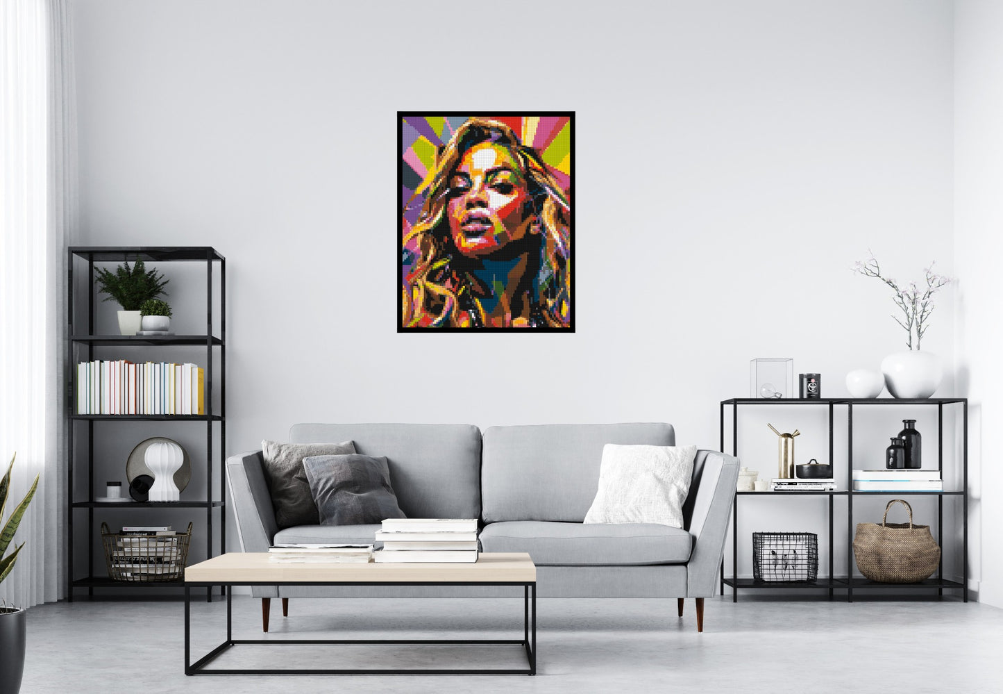 Beyoncé - Brick Art Mosaic Kit 4x5 large