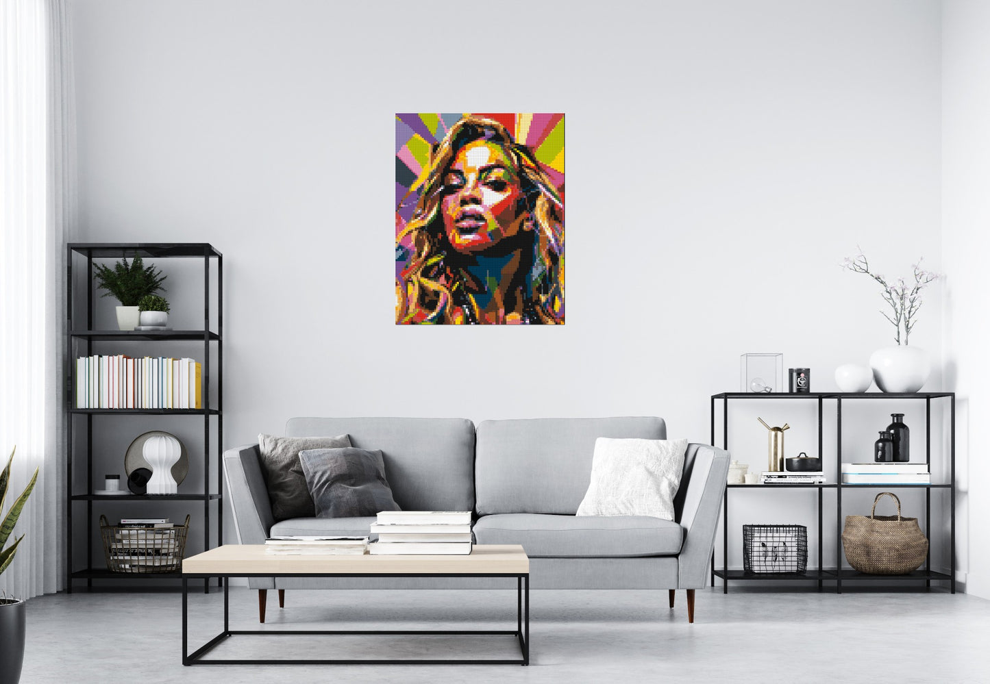 Beyoncé - Brick Art Mosaic Kit 4x5 large