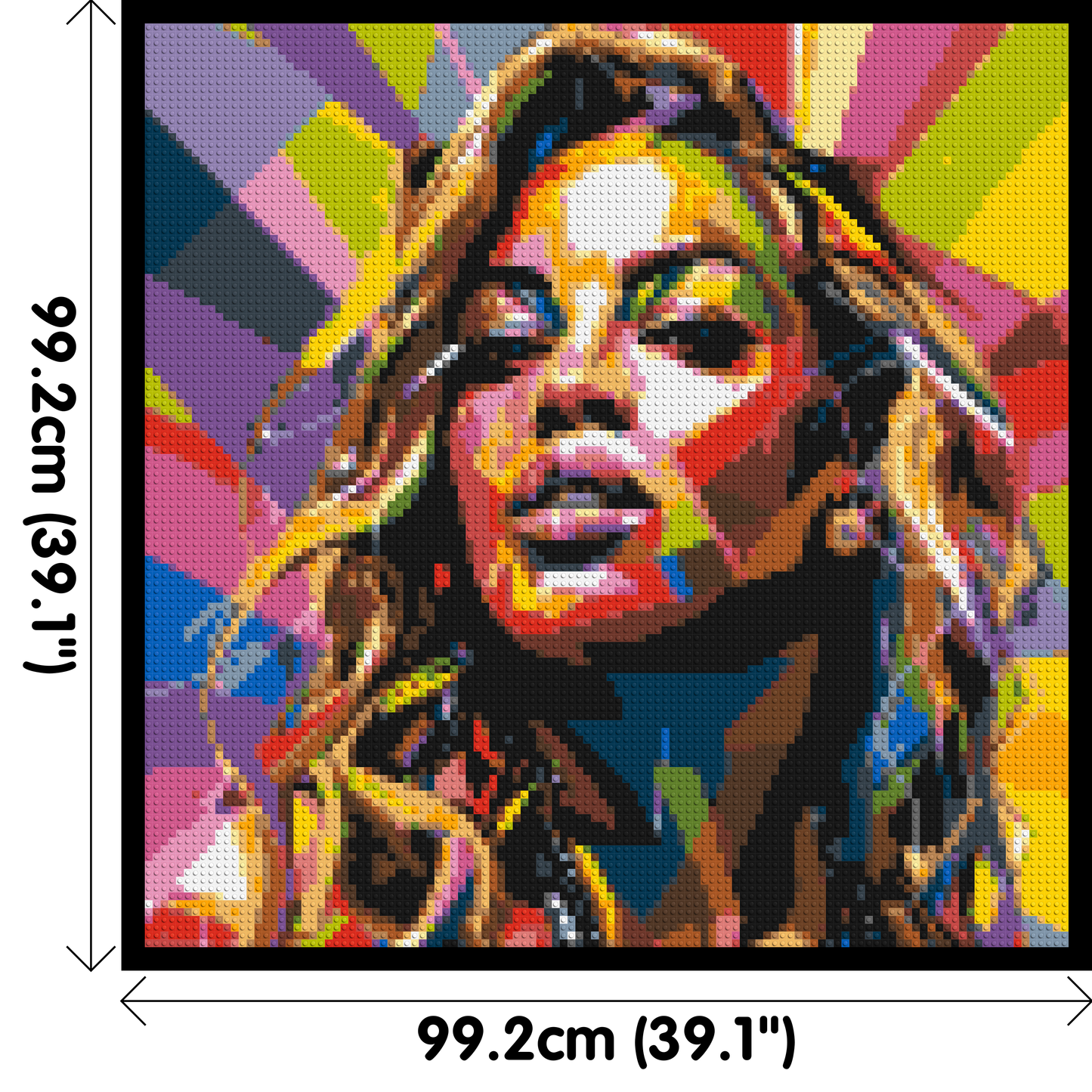 Beyoncé - Brick Art Mosaic Kit 5x5 large