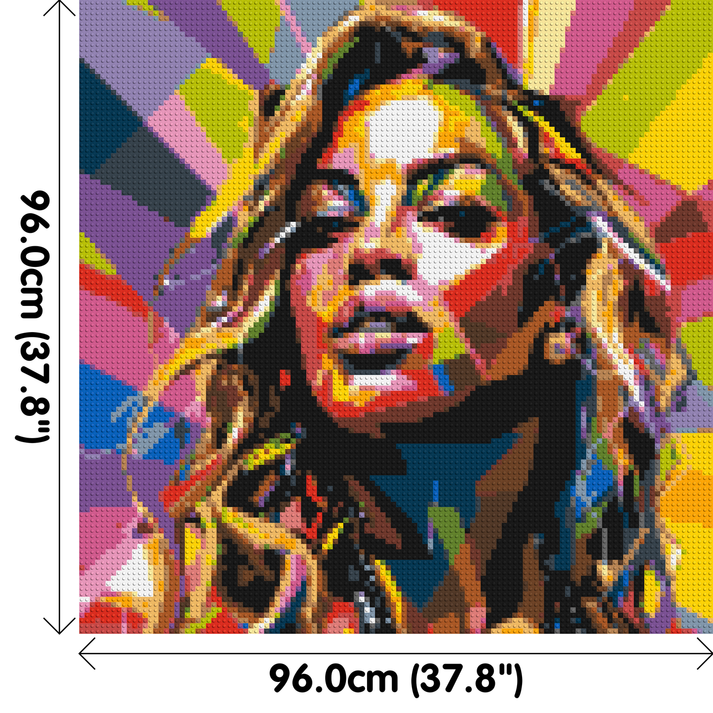 Beyoncé - Brick Art Mosaic Kit 5x5 large