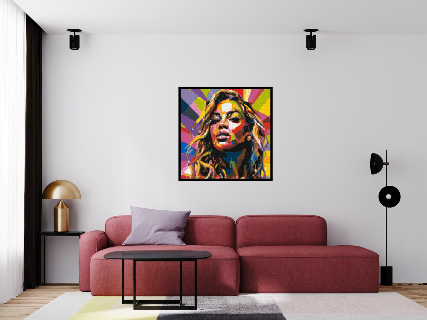 Beyoncé - Brick Art Mosaic Kit 5x5 large
