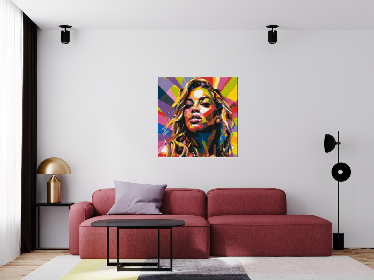 Beyoncé - Brick Art Mosaic Kit 5x5 large