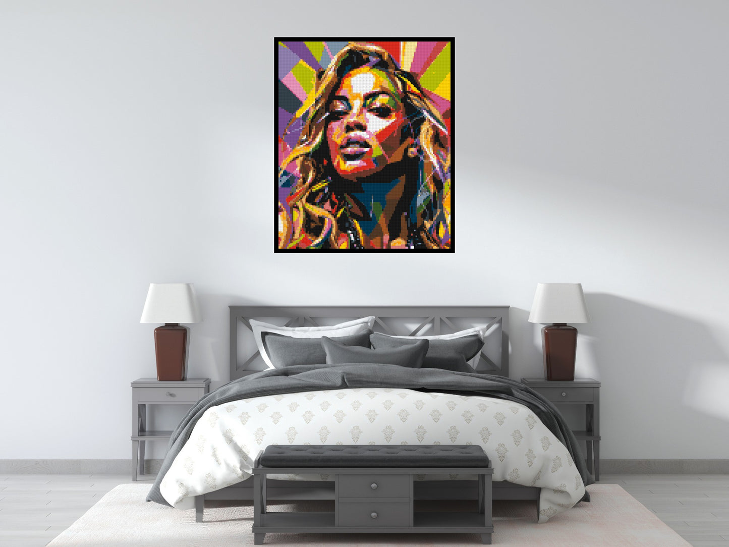 Beyoncé - Brick Art Mosaic Kit 5x6 large