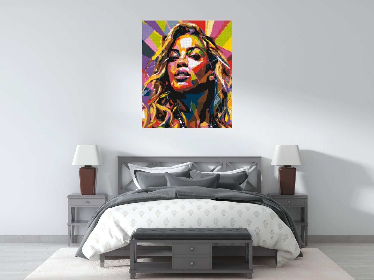 Beyoncé - Brick Art Mosaic Kit 5x6 large