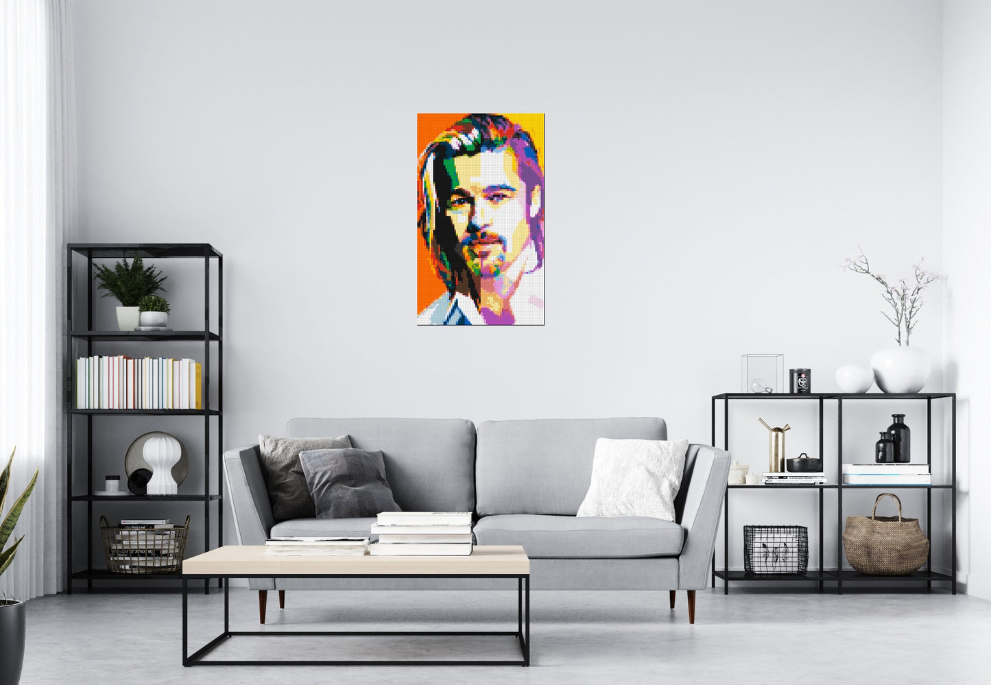 Brad Pitt - Brick Art Mosaic Kit 3x5 large
