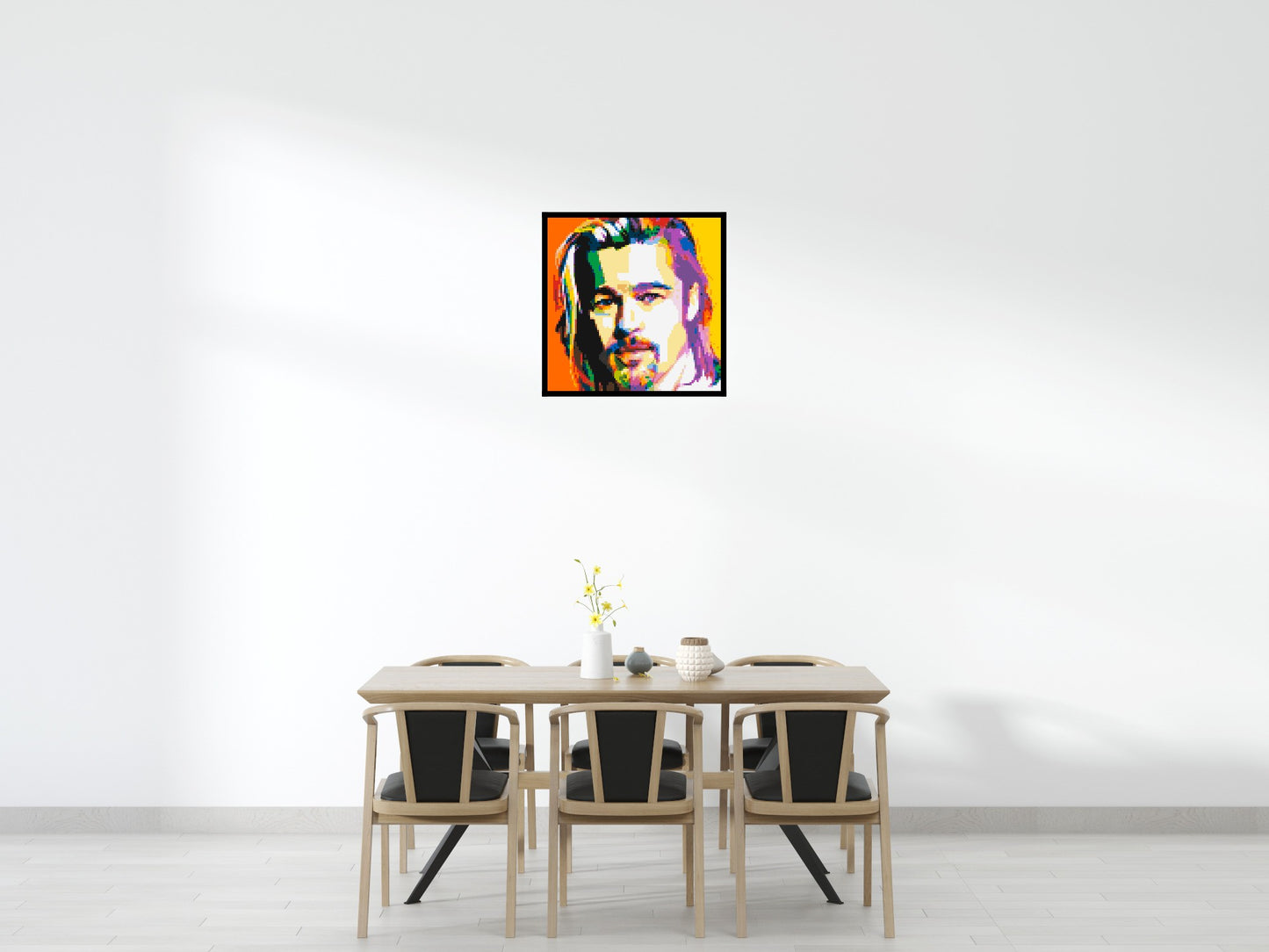 Brad Pitt - Brick Art Mosaic Kit 4x4 large