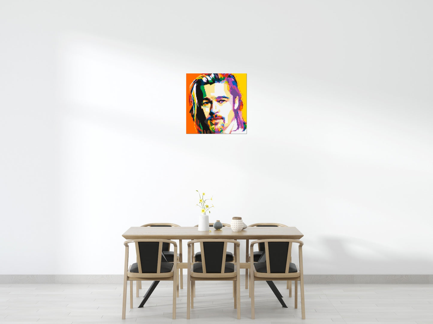 Brad Pitt - Brick Art Mosaic Kit 4x4 large