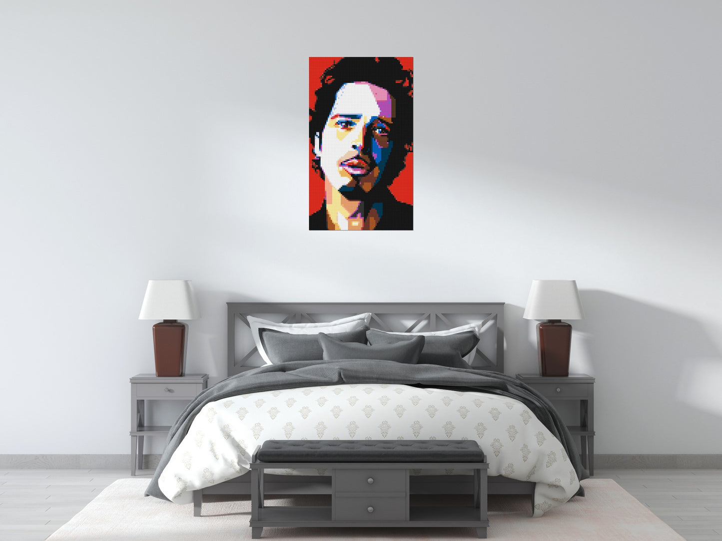 Chris Cornell - Brick Art Mosaic Kit 3x5 large