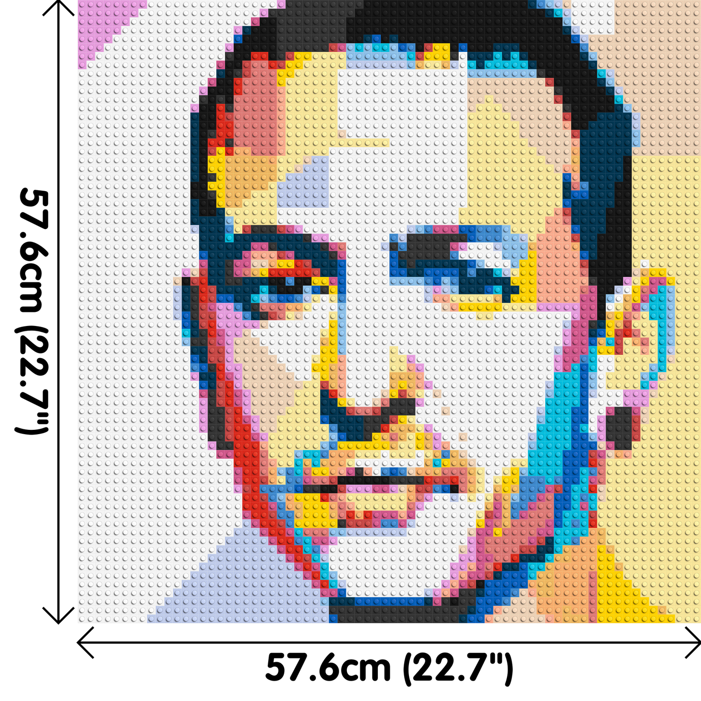Chester Benington - Brick Art Mosaic Kit 3x3 large