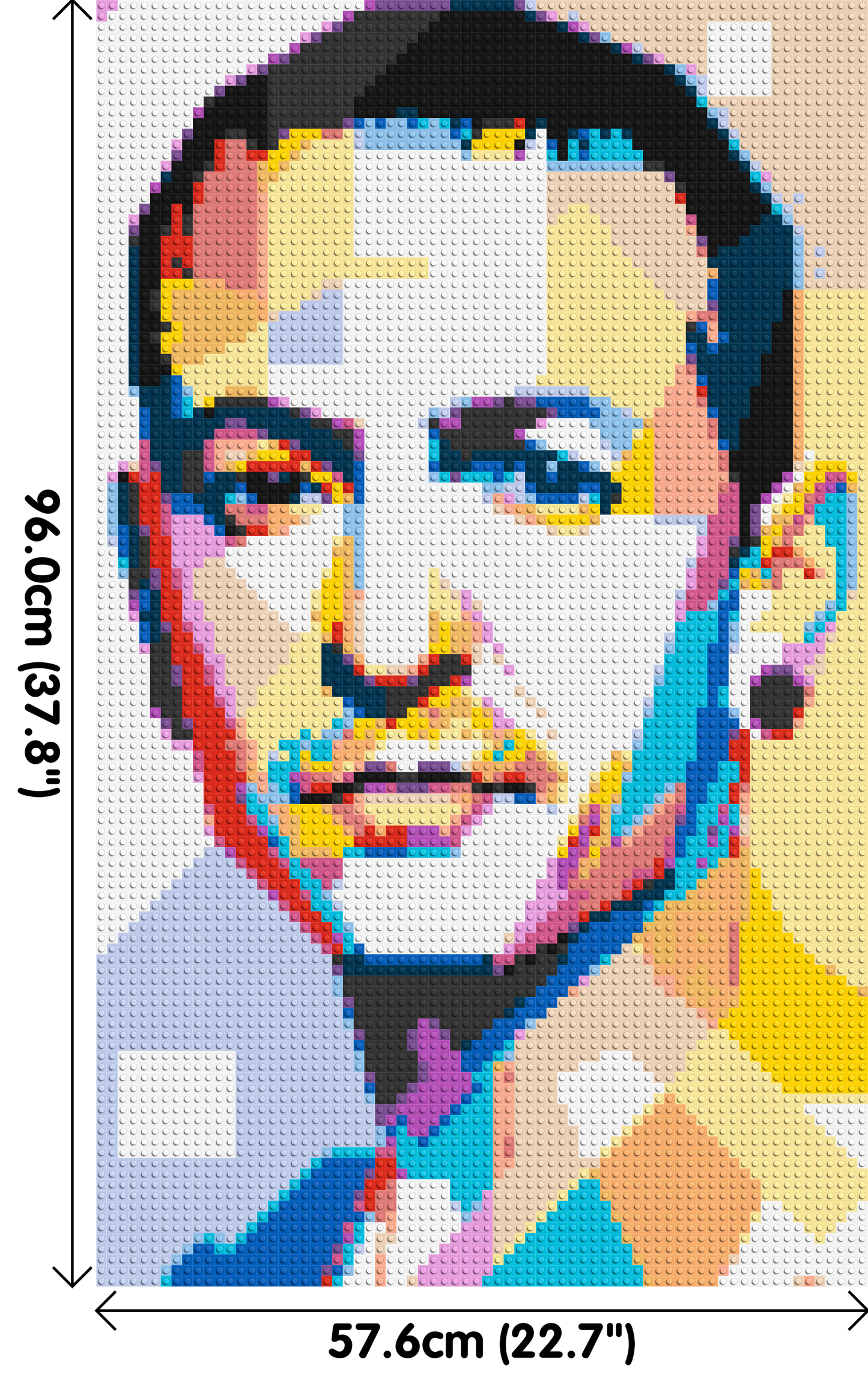 Chester Benington - Brick Art Mosaic Kit 3x5 large