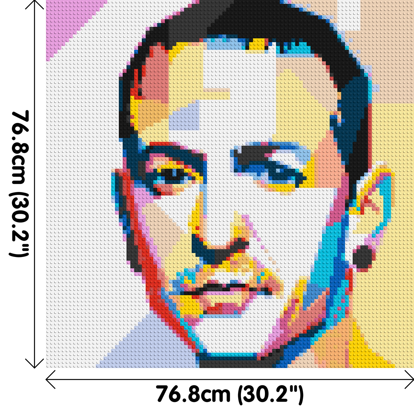 Chester Benington - Brick Art Mosaic Kit 4x4 large