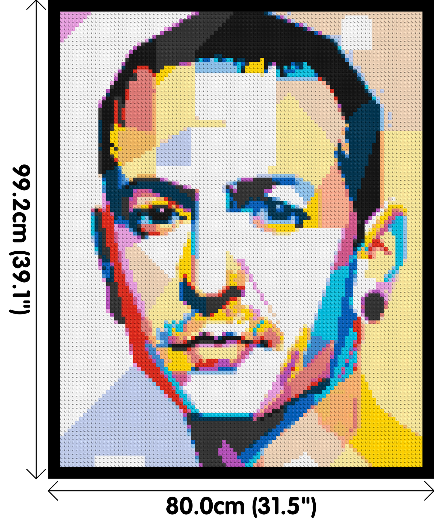 Chester Benington - Brick Art Mosaic Kit 4x5 large