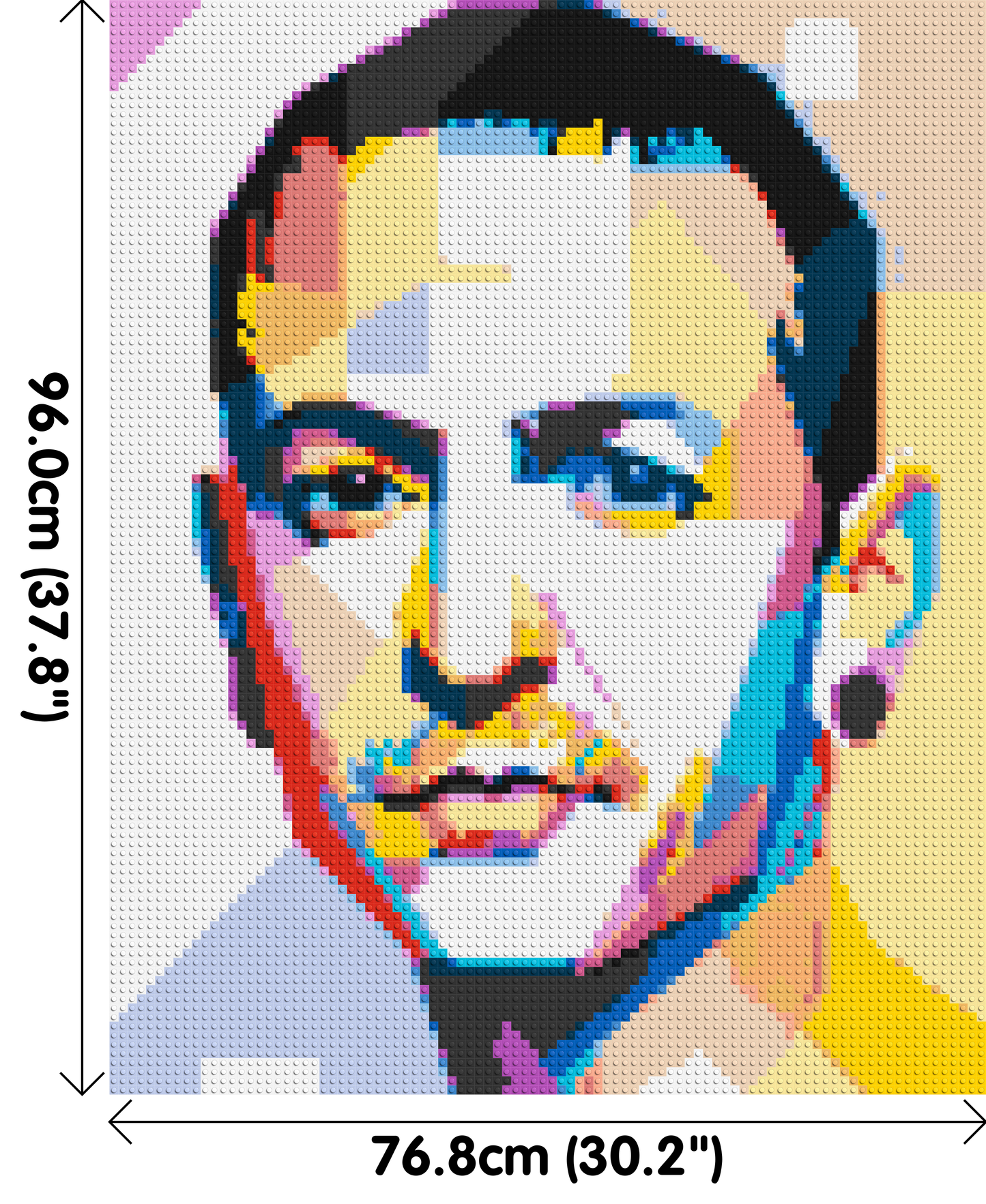 Chester Benington - Brick Art Mosaic Kit 4x5 large