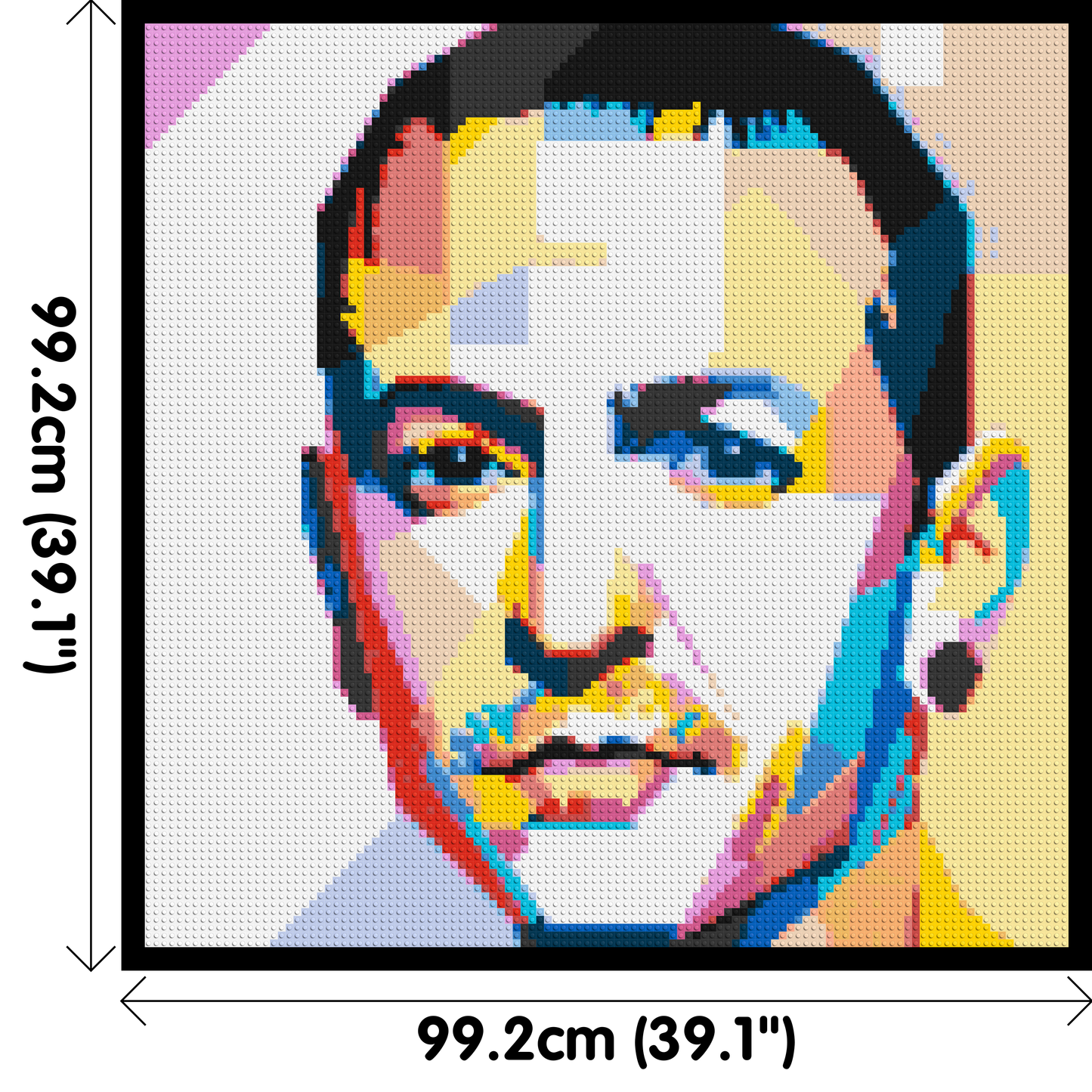 Chester Benington - Brick Art Mosaic Kit 5x5 large