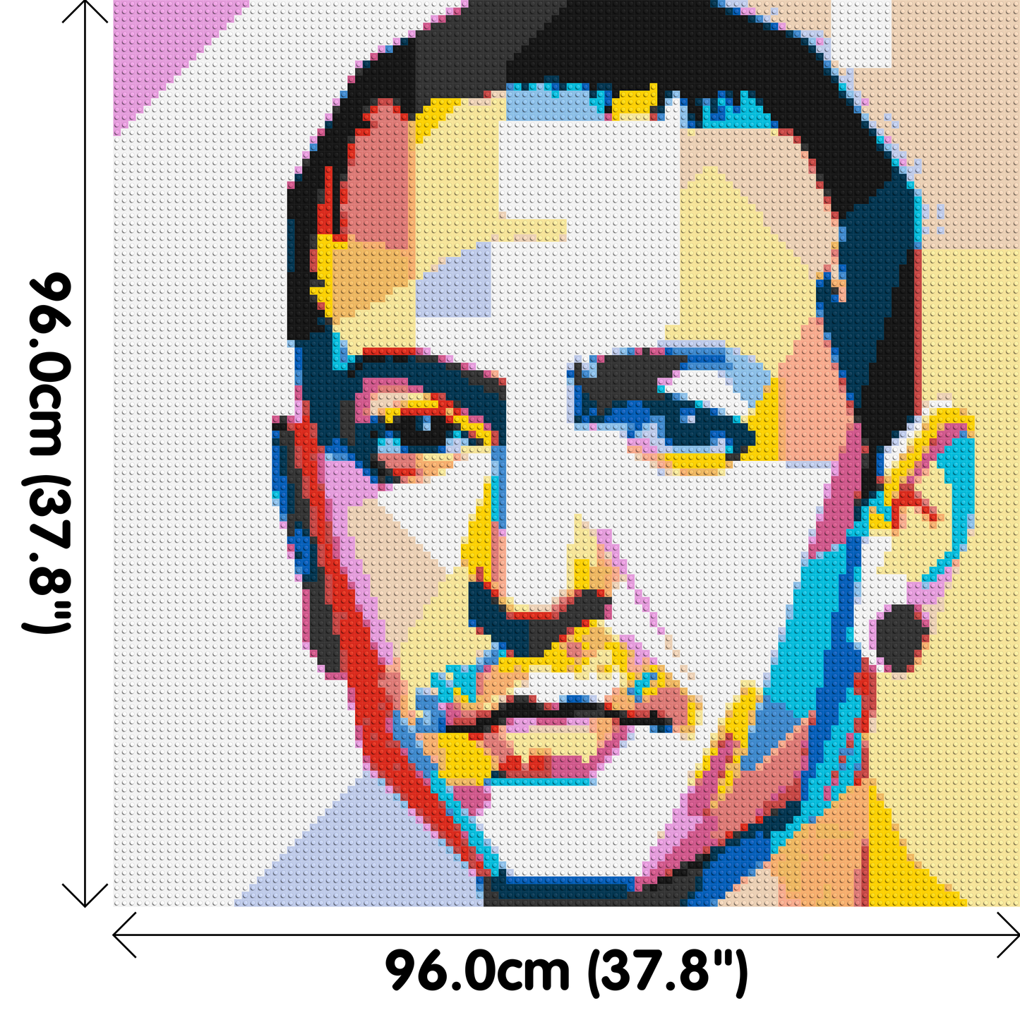Chester Benington - Brick Art Mosaic Kit 5x5 large