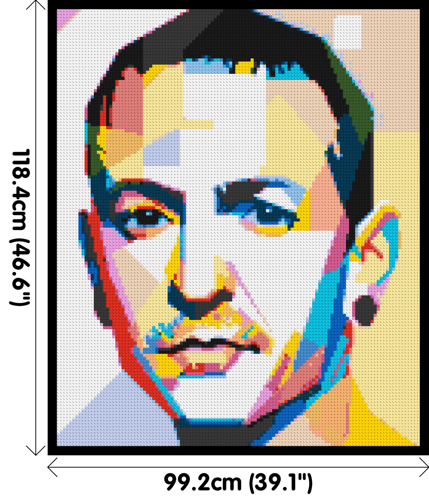 Chester Benington - Brick Art Mosaic Kit 5x6 large