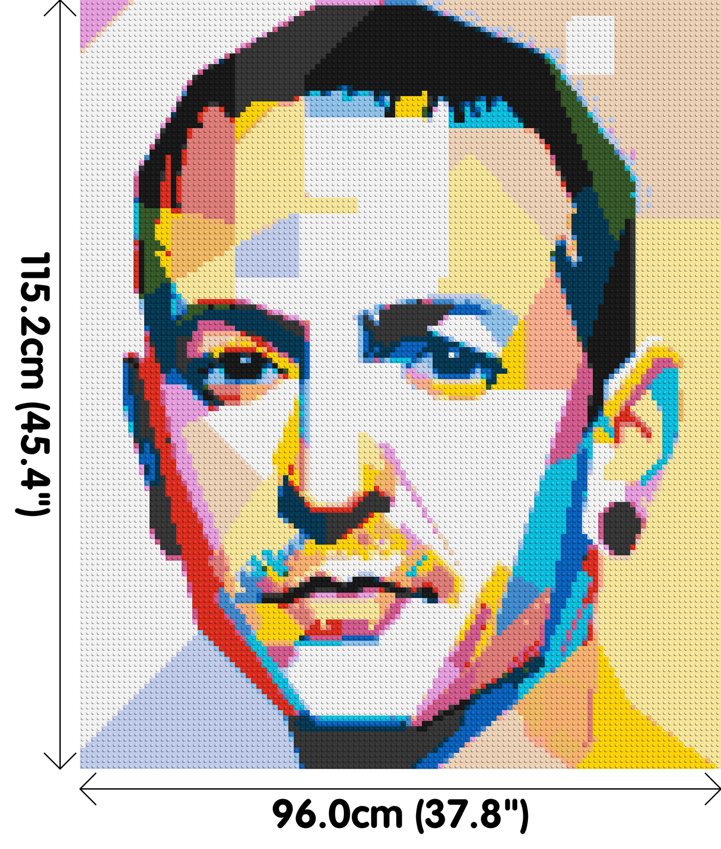 Chester Benington - Brick Art Mosaic Kit 5x6 large