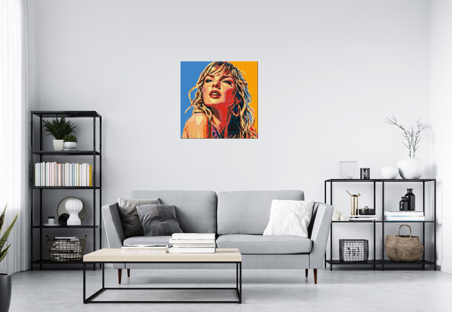 Taylor Swift Colourful - Brick Art Mosaic Kit 4x4 large