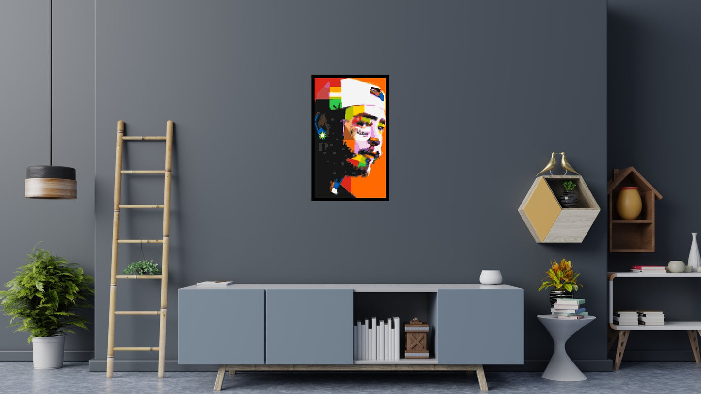 Post Malone - Brick Art Mosaic Kit 3x5 large