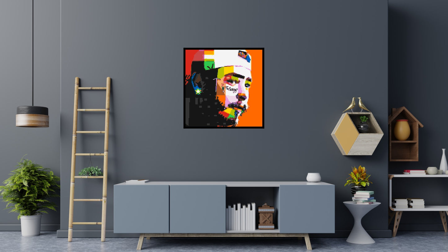Post Malone - Brick Art Mosaic Kit 5x5 large