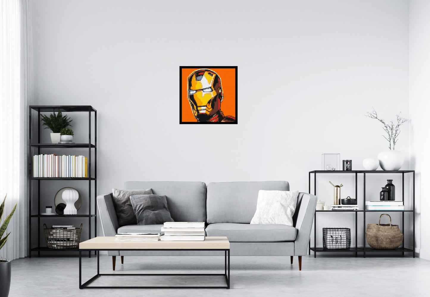 Iron Man - Brick Art Mosaic Kit 3x3 large