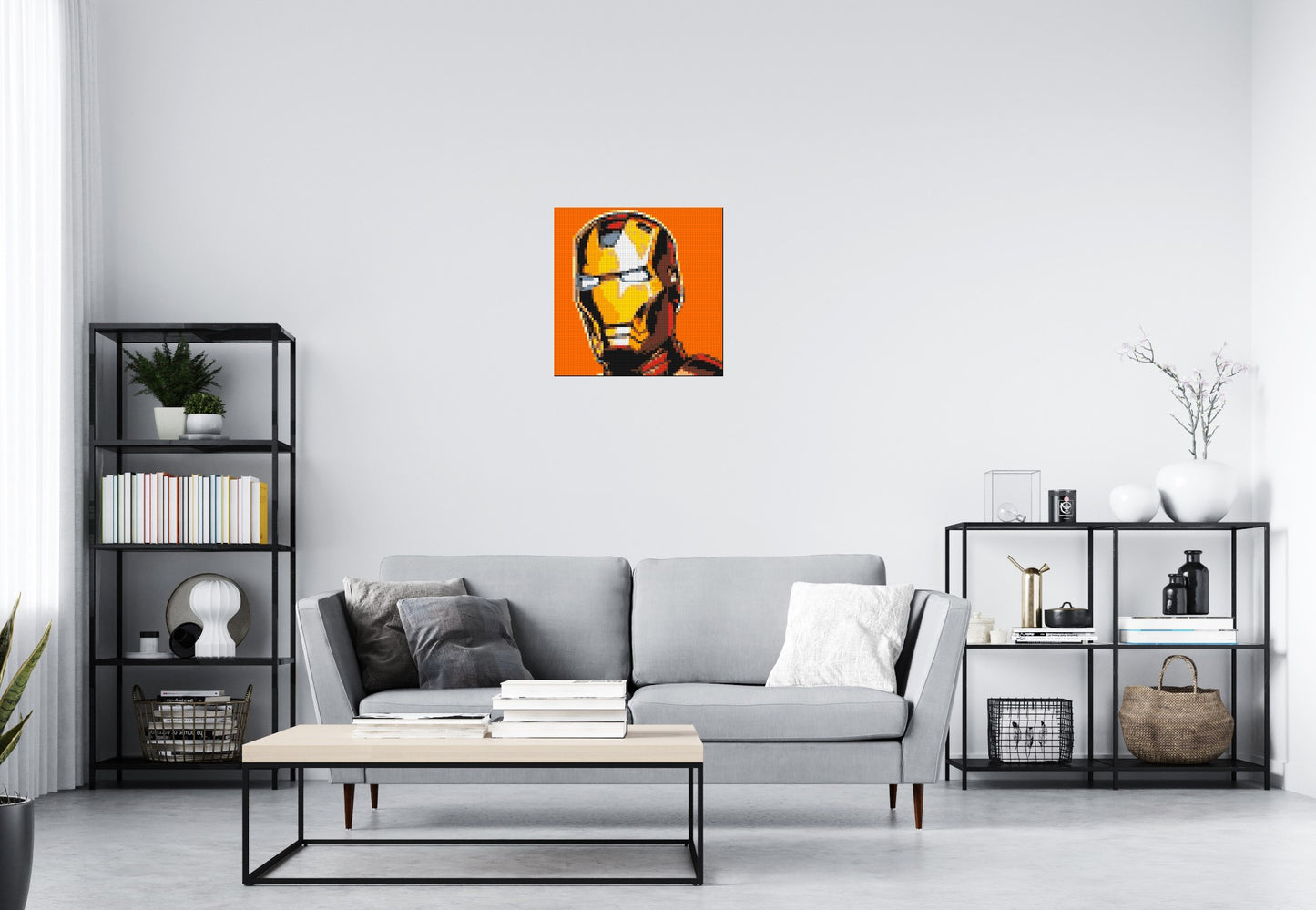 Iron Man - Brick Art Mosaic Kit 3x3 large