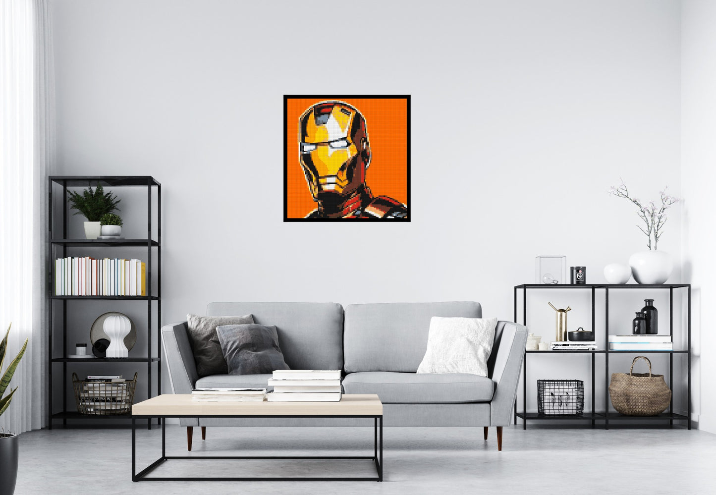 Iron Man - Brick Art Mosaic Kit 4x4 large