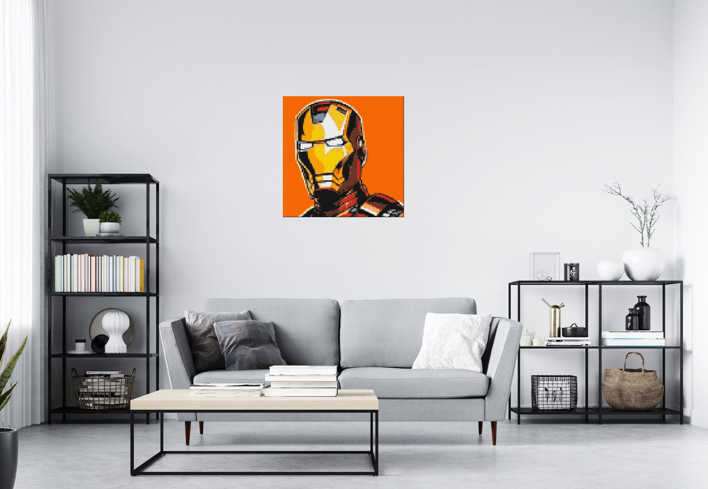 Iron Man - Brick Art Mosaic Kit 4x4 large