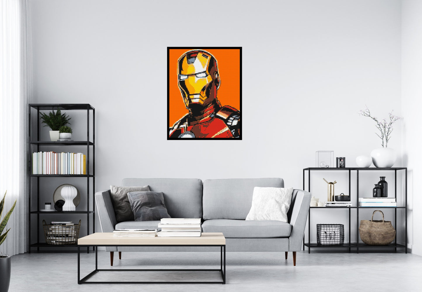 Iron Man - Brick Art Mosaic Kit 4x5 large