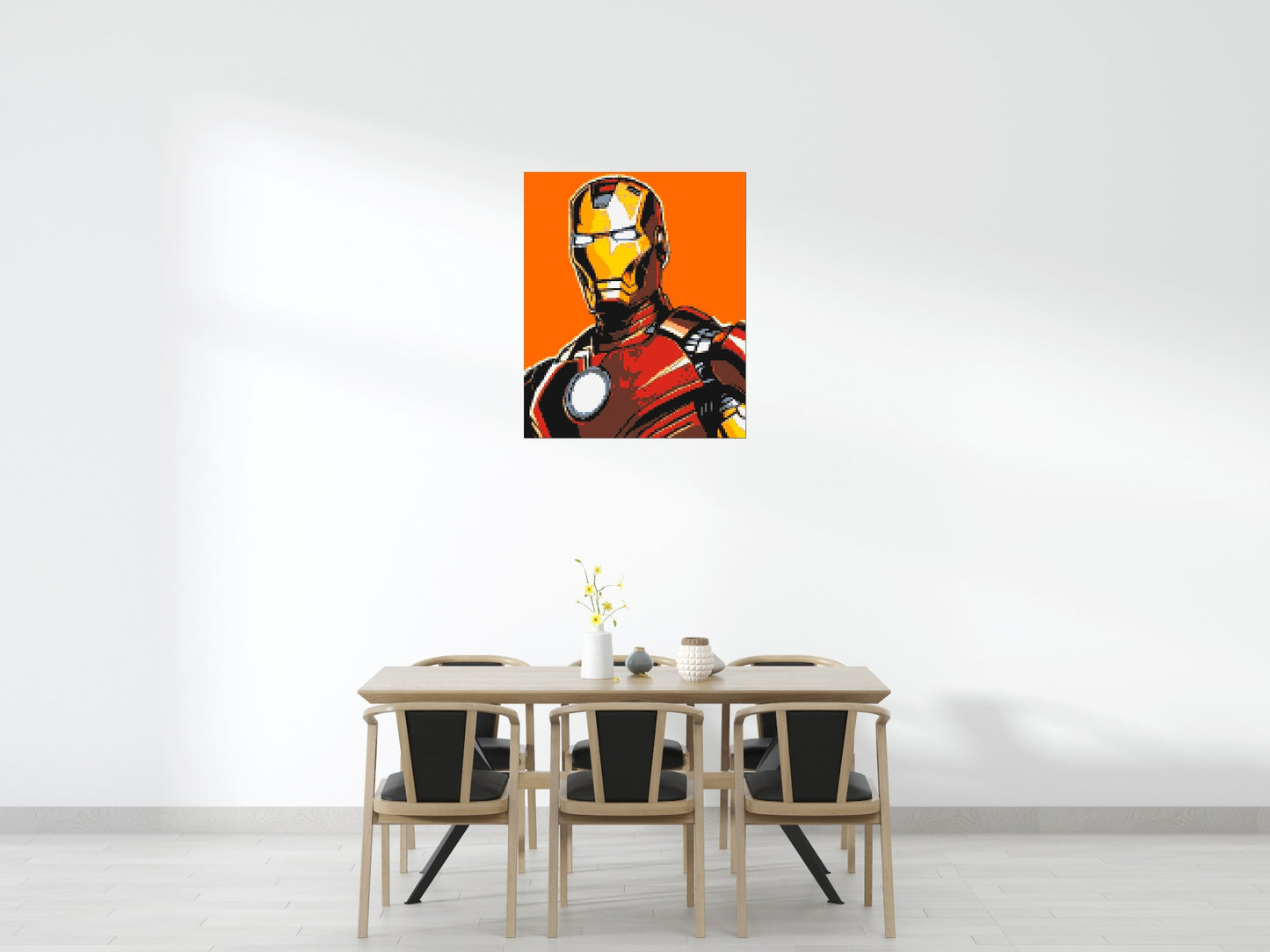Iron Man - Brick Art Mosaic Kit 5x6 large
