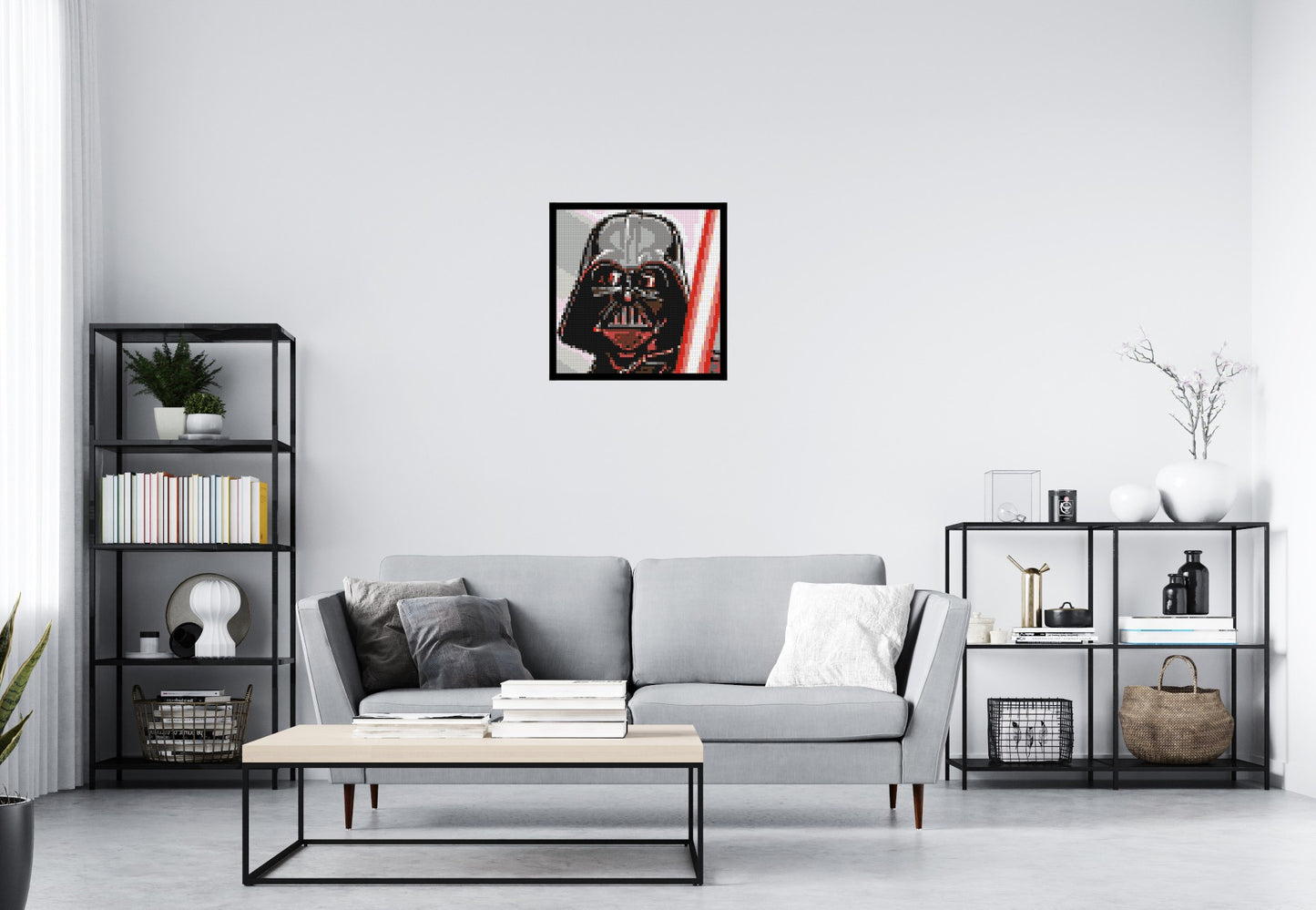 Darth Vader - Brick Art Mosaic Kit 3x3 large