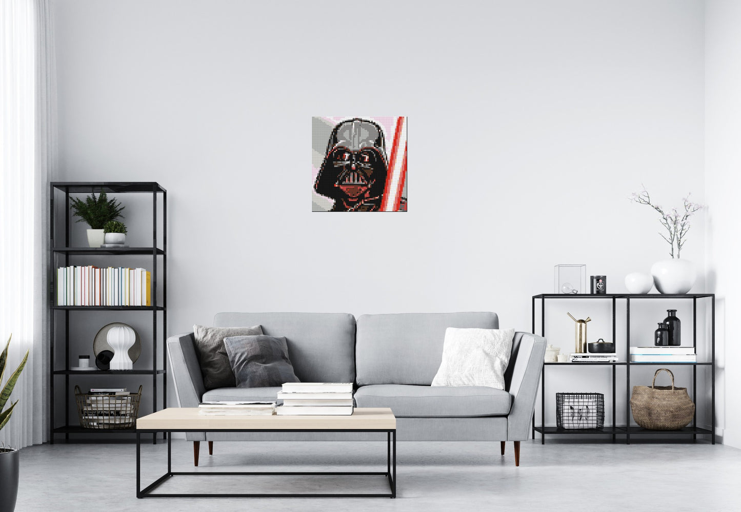 Darth Vader - Brick Art Mosaic Kit 3x3 large