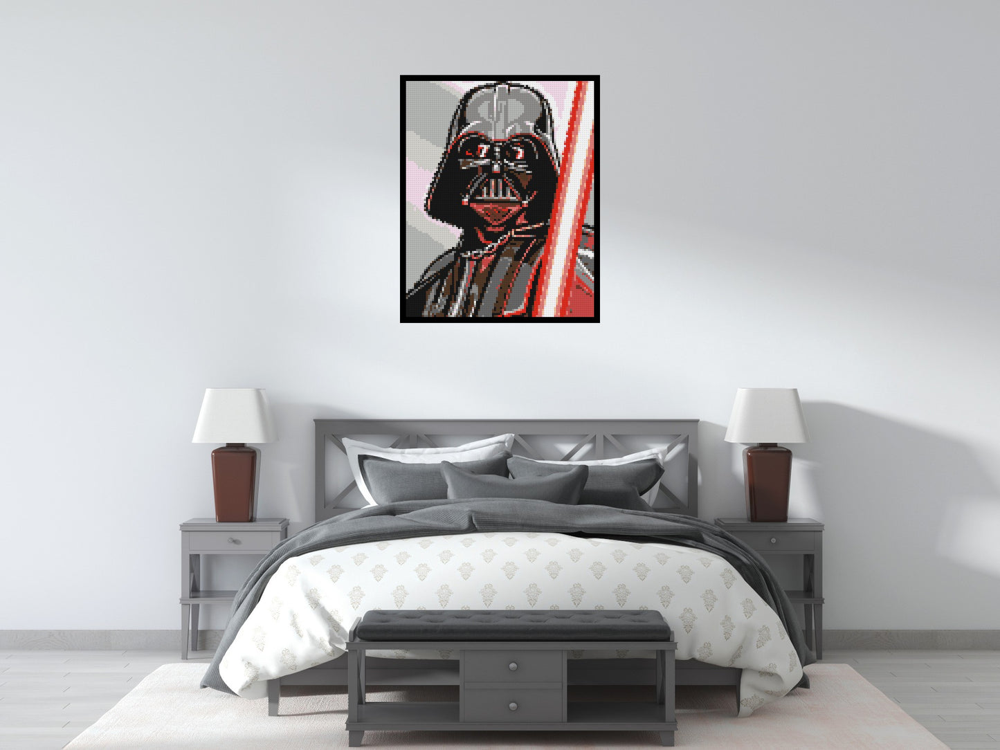 Darth Vader - Brick Art Mosaic Kit 4x5 large