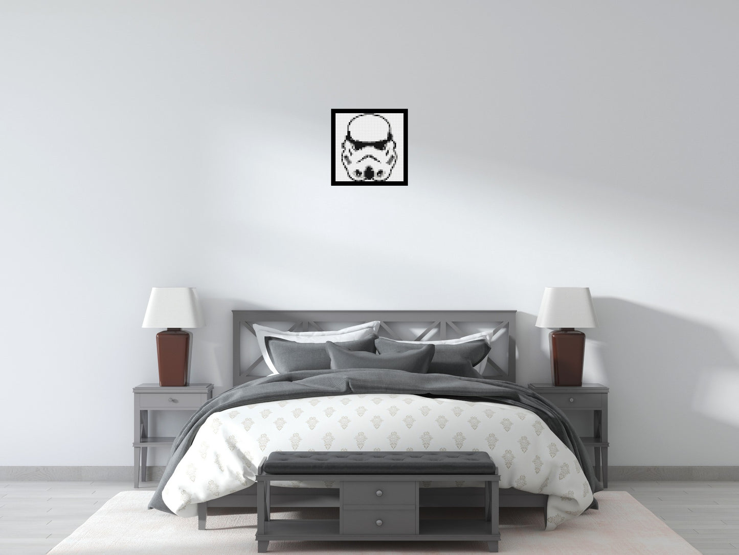 Stormtrooper #2 - Brick Art Mosaic Kit 2x2 large