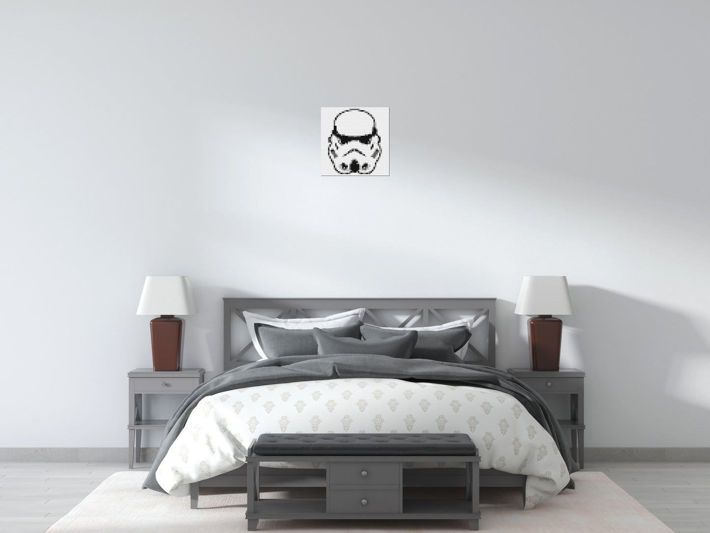 Stormtrooper #2 - Brick Art Mosaic Kit 2x2 large