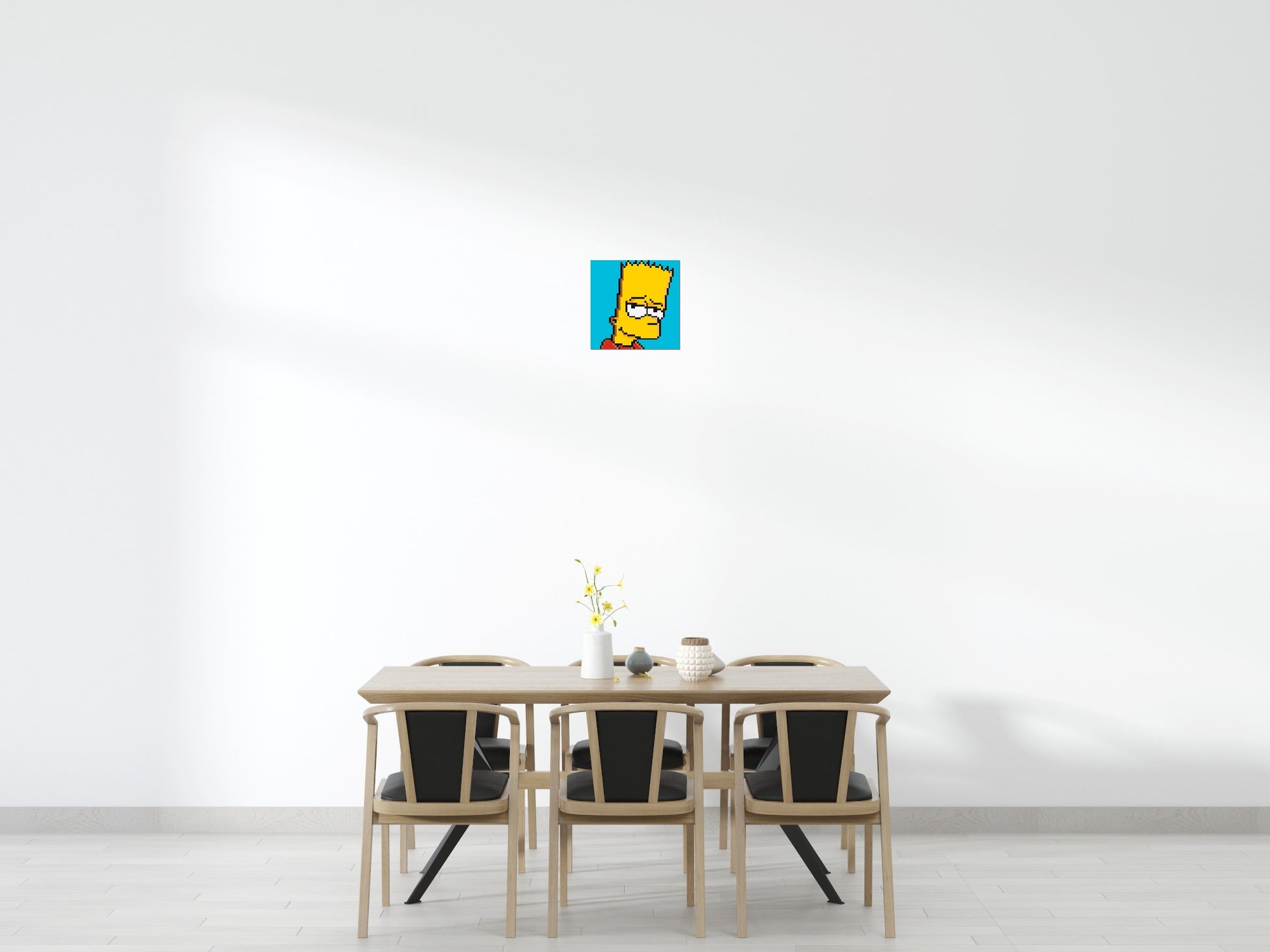 Bart Simpson - Brick Art Mosaic Kit 2x2 scene
