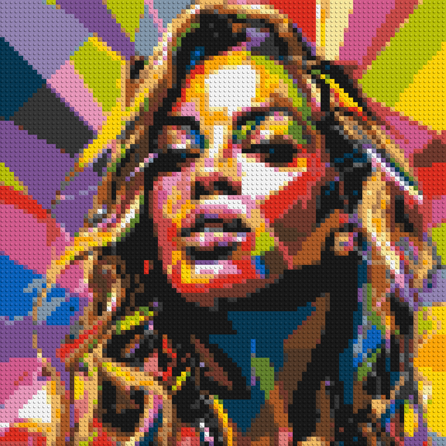 Beyoncé - Brick Art Mosaic Kit 4x4 large