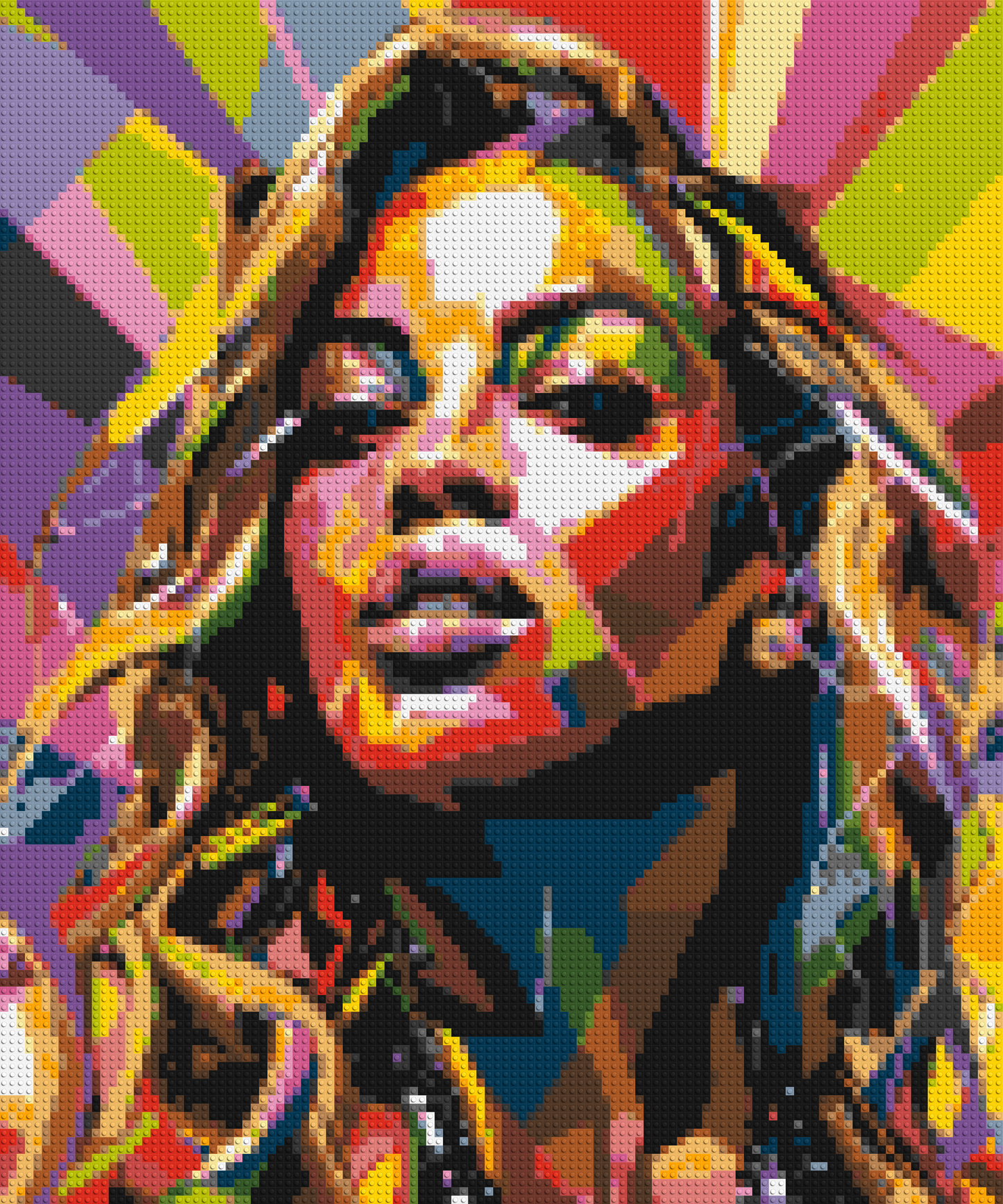Beyoncé - Brick Art Mosaic Kit 5x6 large