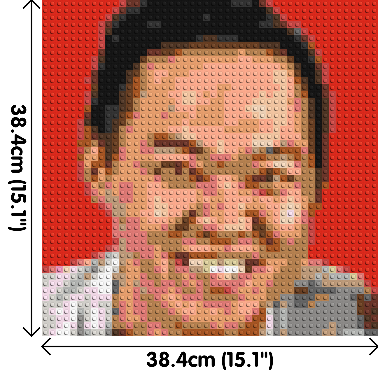 Carta regalo - Mosaico di Mattoncino personalizzato - Piastre di base 2x2