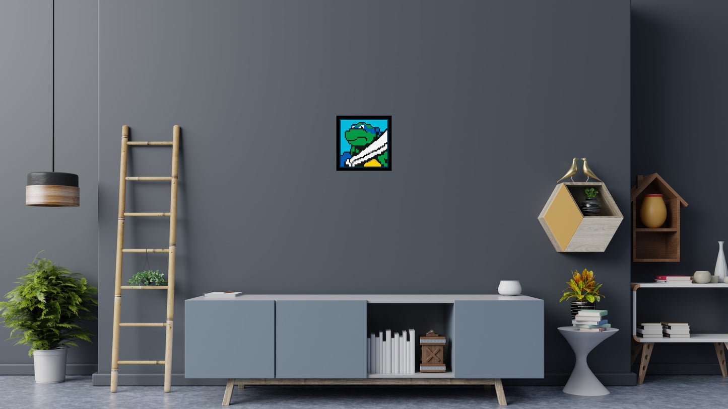 Leonardo (TMNT) - Brick Art Mosaic Kit 2x2 large