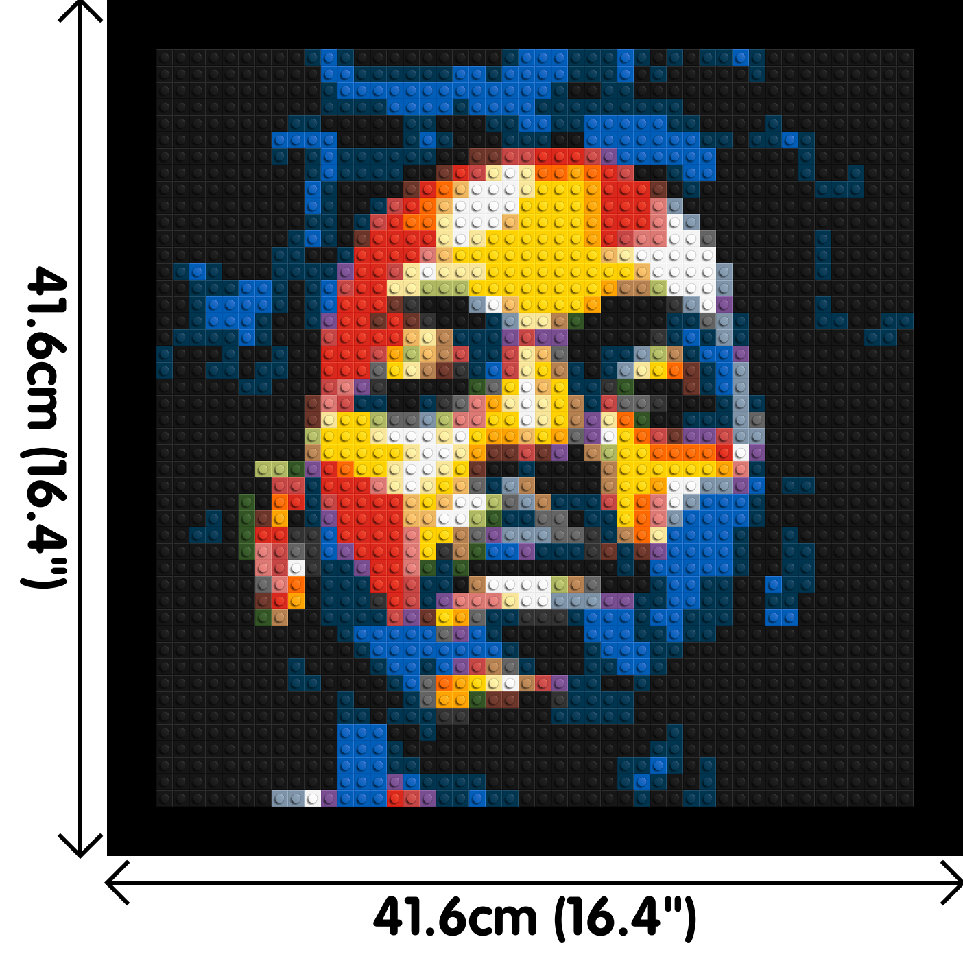 Kendrick Lamar - Brick Art Mosaic Kit 2x2 large