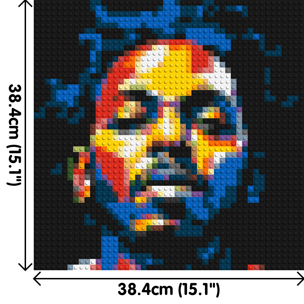Kendrick Lamar - Brick Art Mosaic Kit 2x2 large