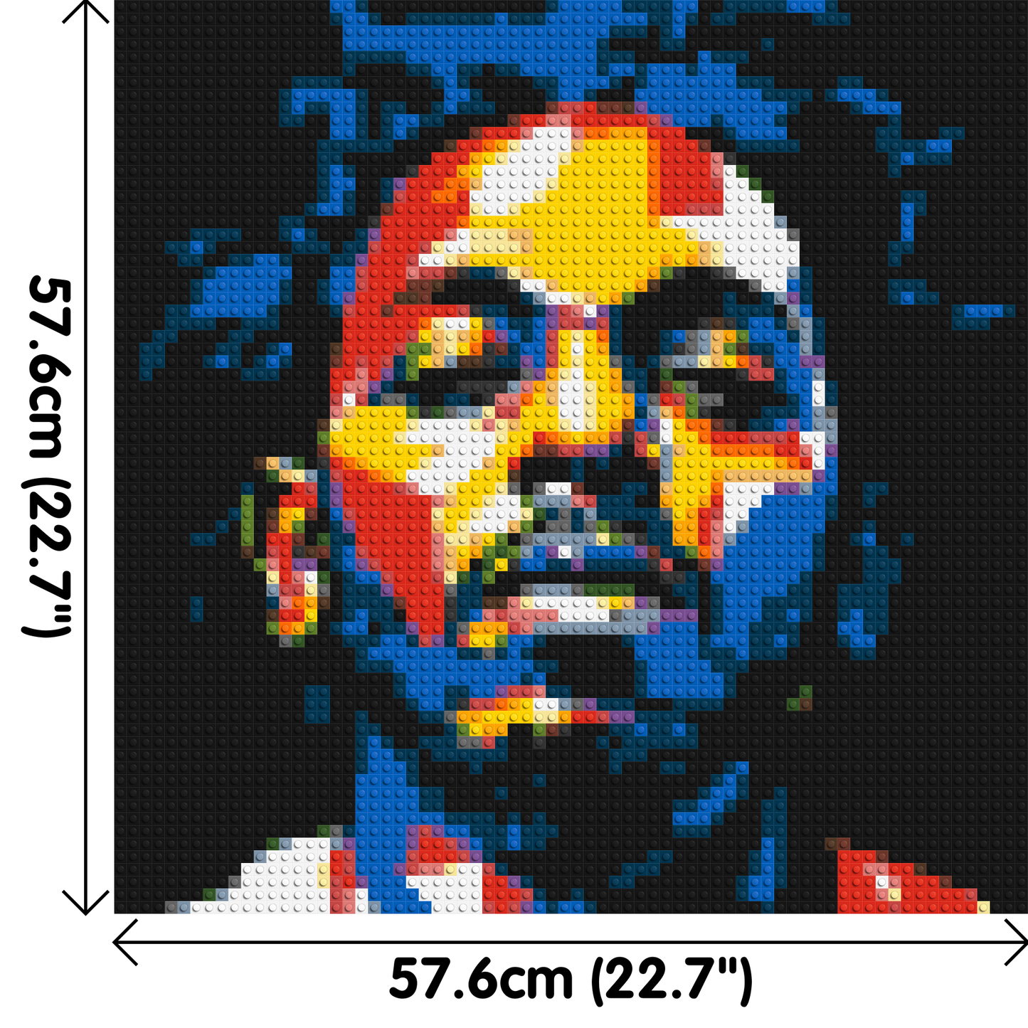 Kendrick Lamar - Brick Art Mosaic Kit 3x3 large