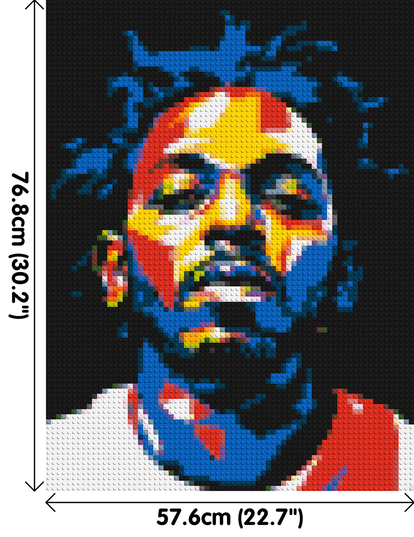 Kendrick Lamar - Brick Art Mosaic Kit 3x4 large