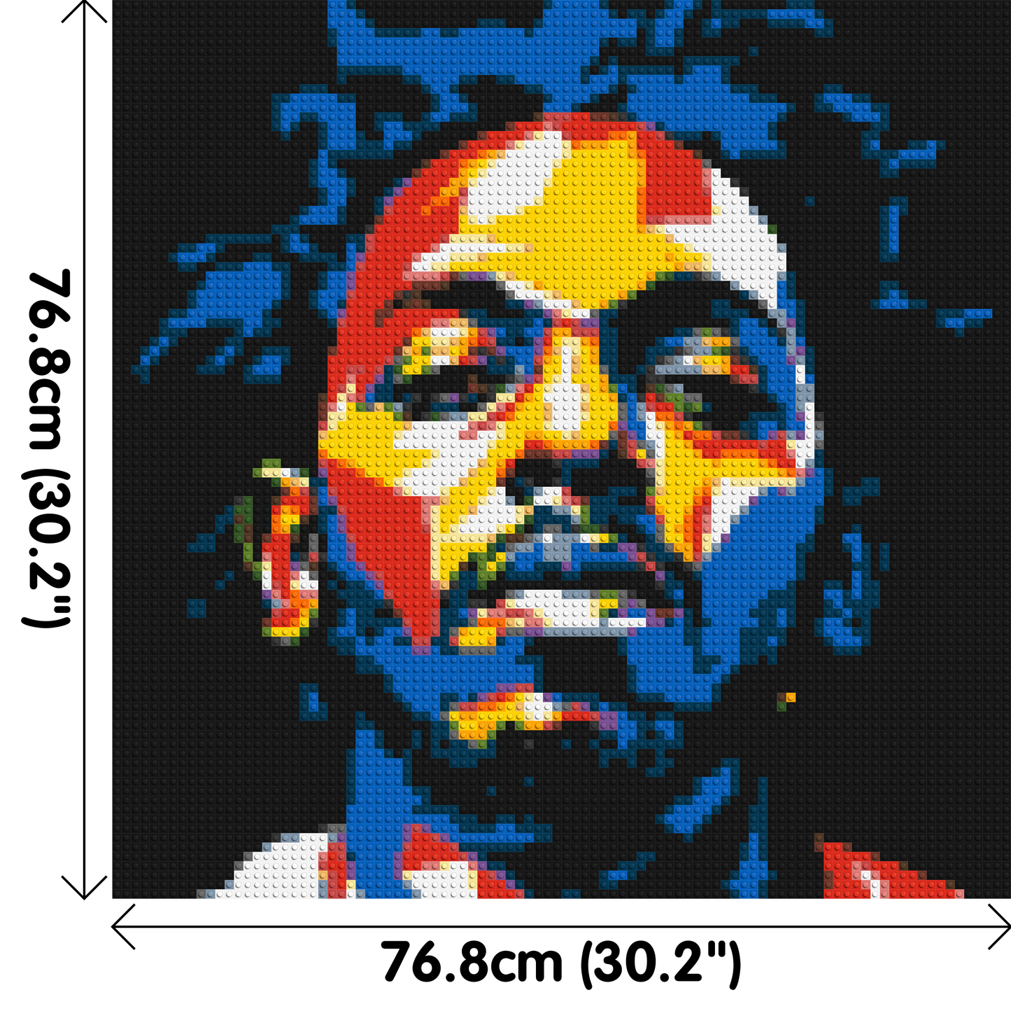 Kendrick Lamar - Brick Art Mosaic Kit 4x4 large