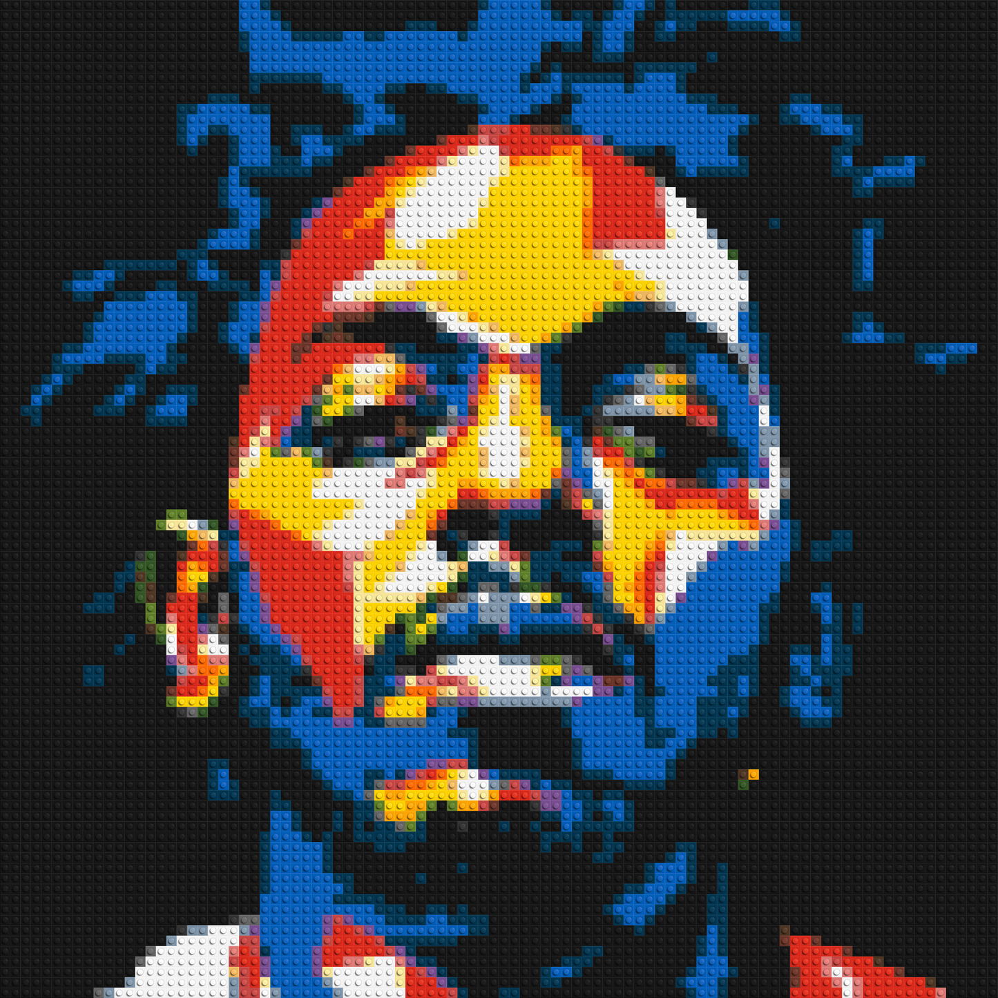 Kendrick Lamar - Brick Art Mosaic Kit 4x4 large