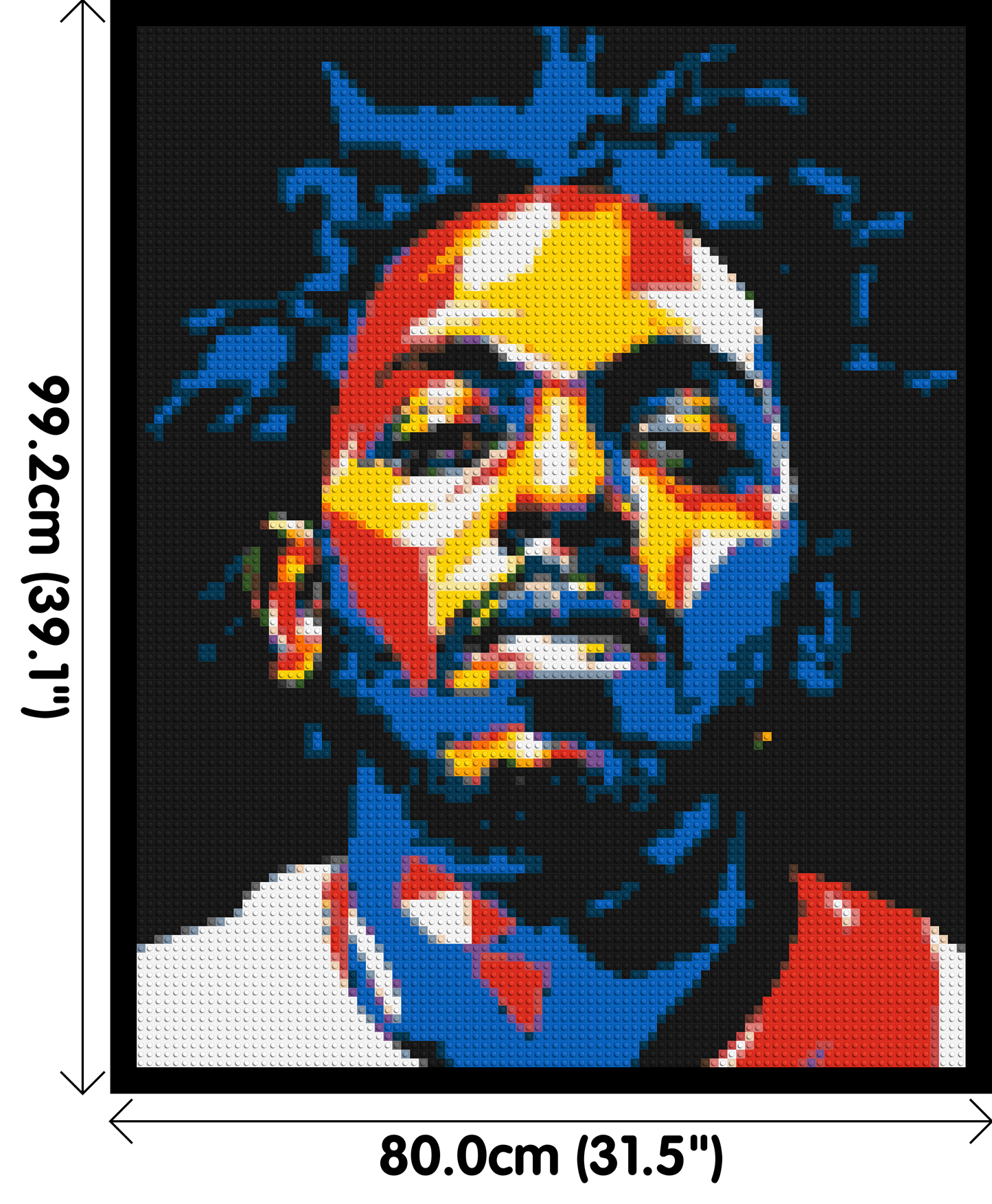 Kendrick Lamar - Brick Art Mosaic Kit 4x5 large