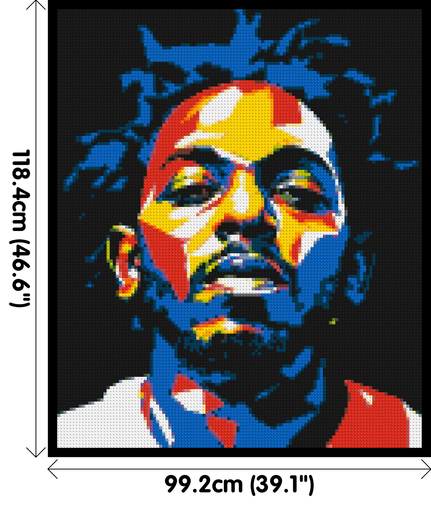 Kendrick Lamar - Brick Art Mosaic Kit 5x6 large